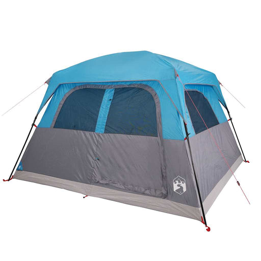 Ruime Gezinstent – Blauw – Waterdicht & Stabiel voor 4 - 6 Personen - Bivakshop