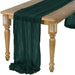 Rustieke kaasdoek tafelloper - Perfect voor boho bruiloften en feestelijke decoratie - Bivakshop