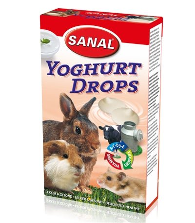 Sanal - Knaagdier 3 - Pack - Drops Yogurt / Salad / Wild Berry - Bivakshop