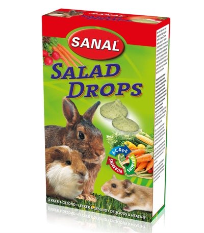 Sanal - Knaagdier 3 - Pack - Drops Yogurt / Salad / Wild Berry - Bivakshop