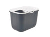 Savic - Kattenbak Hop In Antraciet / Wit - 58,5x39x39,5 cm - Top Entry - Bivakshop