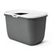 Savic - Kattenbak Hop In Antraciet / Wit - 58,5x39x39,5 cm - Top Entry - Bivakshop