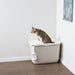 Savic - Kattenbak Hop In Wit/Mokka - 58,5x39x39,5 cm - Top Entry - Bivakshop
