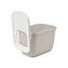 Savic - Kattenbak Hop In Wit/Mokka - 58,5x39x39,5 cm - Top Entry - Bivakshop