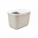 Savic - Kattenbak Hop In Wit/Mokka - 58,5x39x39,5 cm - Top Entry - Bivakshop