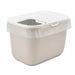 Savic - Kattenbak Hop In Wit/Mokka - 58,5x39x39,5 cm - Top Entry - Bivakshop