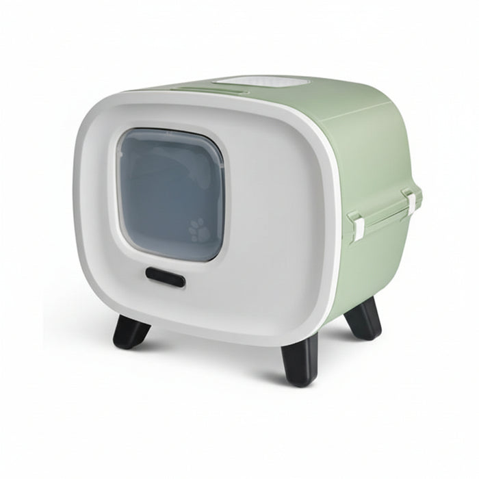 Savic - Kattenbak Mira Botanical Groen - 55,5x44x49,5 cm - Modern Design - Bivakshop