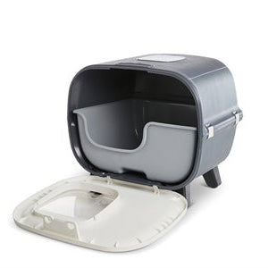 Savic - Kattenbak Mira Deluxe Antraciet - 55,5x44x49,5 cm - Modern Design - Bivakshop