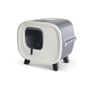 Savic - Kattenbak Mira Deluxe Antraciet - 55,5x44x49,5 cm - Modern Design - Bivakshop