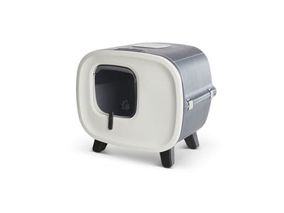 Savic - Kattenbak Mira Deluxe Antraciet - 55,5x44x49,5 cm - Modern Design - Bivakshop