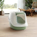 Savic - Kattenbak Nestor Botanical Groen - 56x39x38,5 cm - Makkelijk Reinigbaar - Bivakshop