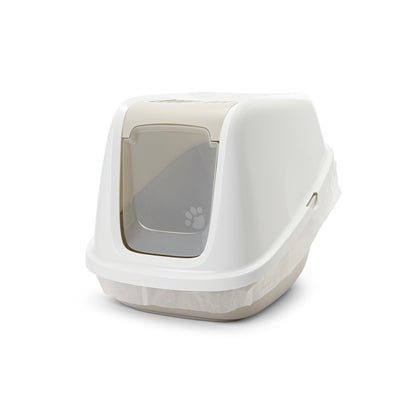 Savic - Kattenbak Nestor Giant Mokka - 75,5x56x55,5 cm - Makkelijk Reinigbaar - Bivakshop