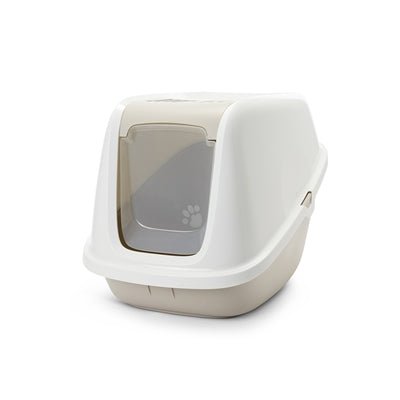 Savic - Kattenbak Nestor Giant Mokka - 75,5x56x55,5 cm - Makkelijk Reinigbaar - Bivakshop