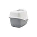 Savic - Kattenbak Nestor Grijs/Wit - 56x39x38,5 cm - Makkelijk Reinigbaar - Bivakshop