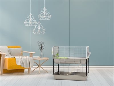 Savic - Knaagdierkooi Caesar - 3 Dubbel - Taupe - Bivakshop