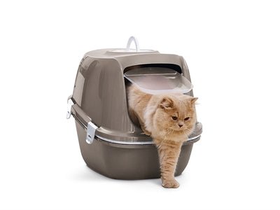 Savic - Reina Sift Kattenbak Warmgrijs - 64x46x48 cm - Met Zeefsysteem - Bivakshop