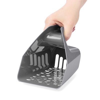 Savic - Sift Buddy Kattenbakschep - Grijs - 12x13,5x18 cm - Ergonomisch - Bivakshop