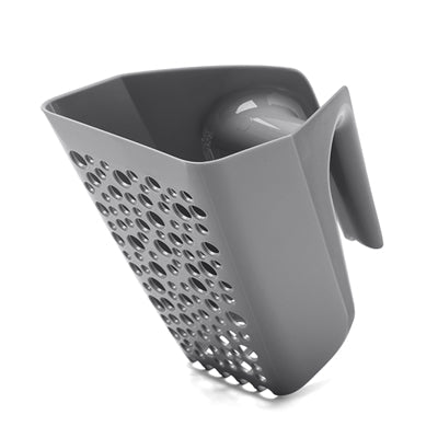 Savic - Sift Buddy Kattenbakschep - Grijs - 12x13,5x18 cm - Ergonomisch - Bivakshop