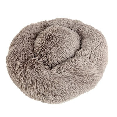 Sazzz - Hondenmand Fluffy Beige - Ultra Zacht met Opstaande Rand - Diverse Maten - Bivakshop