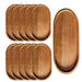 Servies Massief Houten Ronde Dessertbord Japanse Stijl Houten Dienblad Snackbord Gedroogd Fruitbord Houten Bord - Bivakshop