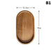 Servies Massief Houten Ronde Dessertbord Japanse Stijl Houten Dienblad Snackbord Gedroogd Fruitbord Houten Bord - Bivakshop