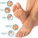 Silicone metatarsal pads - Teen separator en pijnverlichting voetkussen - Bivakshop