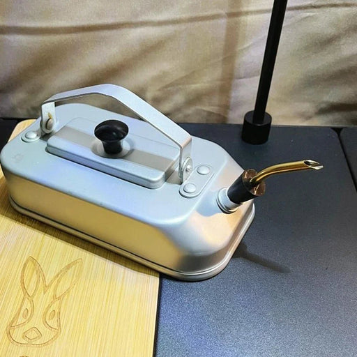 Siliconen en roestvrijstalen schenktuitverlenging – Universele tuitverlenging voor campingketels en theepotten - Bivakshop