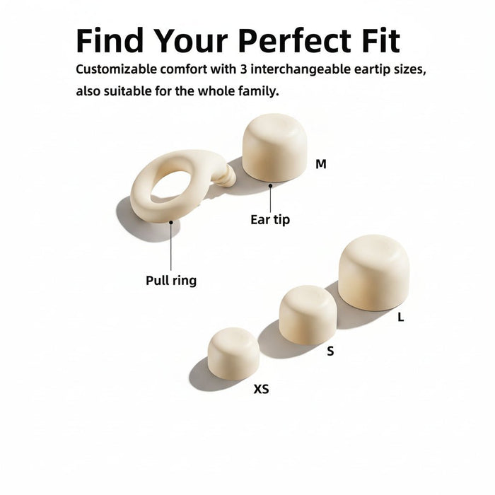 Siliconen Oordopjes met Ring - Design – Voor Slaap, Zwemmen & Focus – 1 Paar - Bivakshop