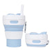 Siliconen Opvouwbare Beker 450ml – Herbruikbaar & Draagbaar - Bivakshop