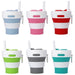 Siliconen Opvouwbare Beker 450ml – Herbruikbaar & Draagbaar - Bivakshop
