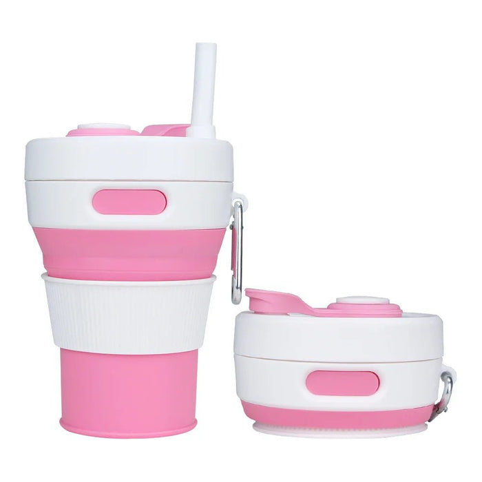 Siliconen Opvouwbare Beker 450ml – Herbruikbaar & Draagbaar - Bivakshop