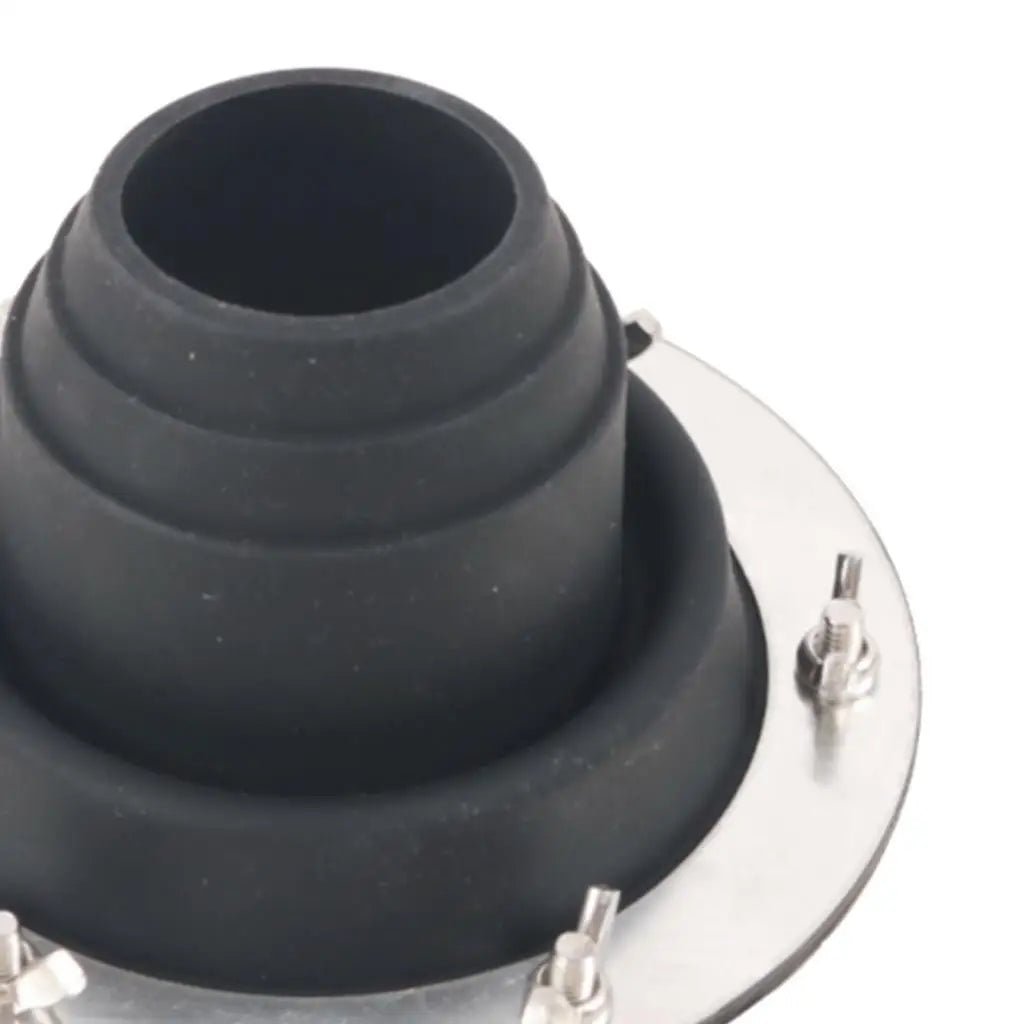 Siliconen tentkachel flens – Hittebestendige flue voor tentkachels - Bivakshop