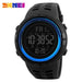 SKMEI multifunctioneel sporthorloge - Waterdicht 5Bar - Digitale klok met alarm en chronograaf - Bivakshop