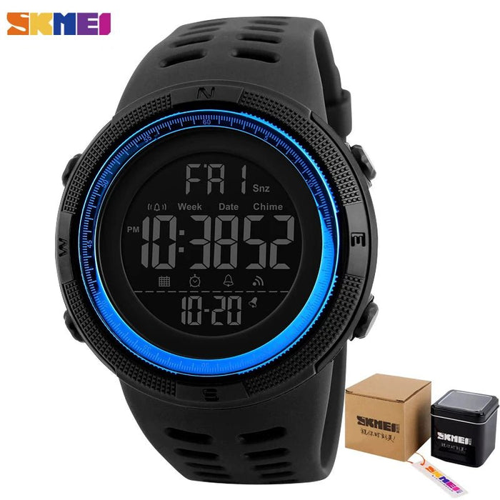 SKMEI multifunctioneel sporthorloge - Waterdicht 5Bar - Digitale klok met alarm en chronograaf - Bivakshop