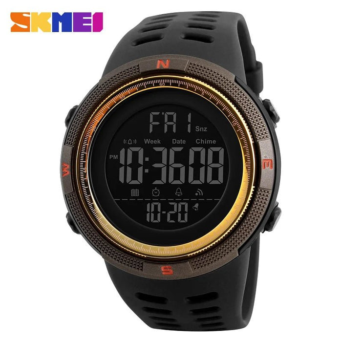 SKMEI multifunctioneel sporthorloge - Waterdicht 5Bar - Digitale klok met alarm en chronograaf - Bivakshop