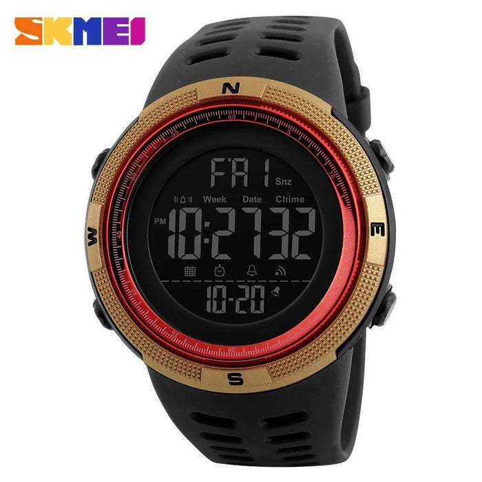 SKMEI multifunctioneel sporthorloge - Waterdicht 5Bar - Digitale klok met alarm en chronograaf - Bivakshop