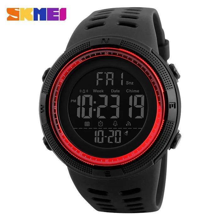 SKMEI multifunctioneel sporthorloge - Waterdicht 5Bar - Digitale klok met alarm en chronograaf - Bivakshop