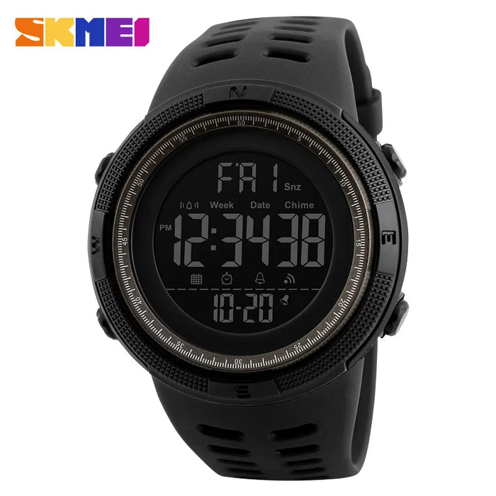 SKMEI multifunctioneel sporthorloge - Waterdicht 5Bar - Digitale klok met alarm en chronograaf - Bivakshop