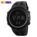SKMEI multifunctioneel sporthorloge - Waterdicht 5Bar - Digitale klok met alarm en chronograaf - Bivakshop