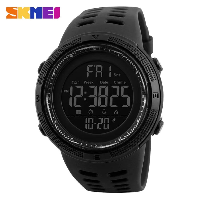 SKMEI multifunctioneel sporthorloge - Waterdicht 5Bar - Digitale klok met alarm en chronograaf - Bivakshop