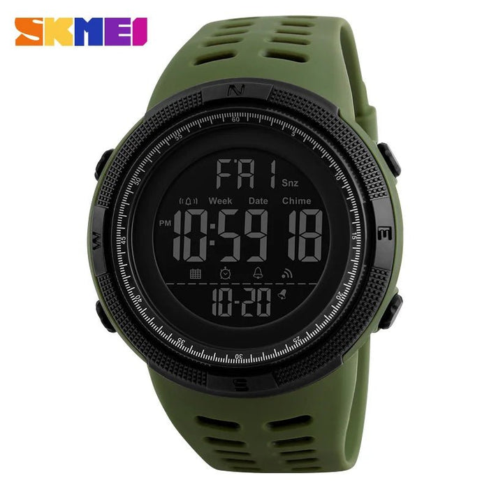 SKMEI multifunctioneel sporthorloge - Waterdicht 5Bar - Digitale klok met alarm en chronograaf - Bivakshop