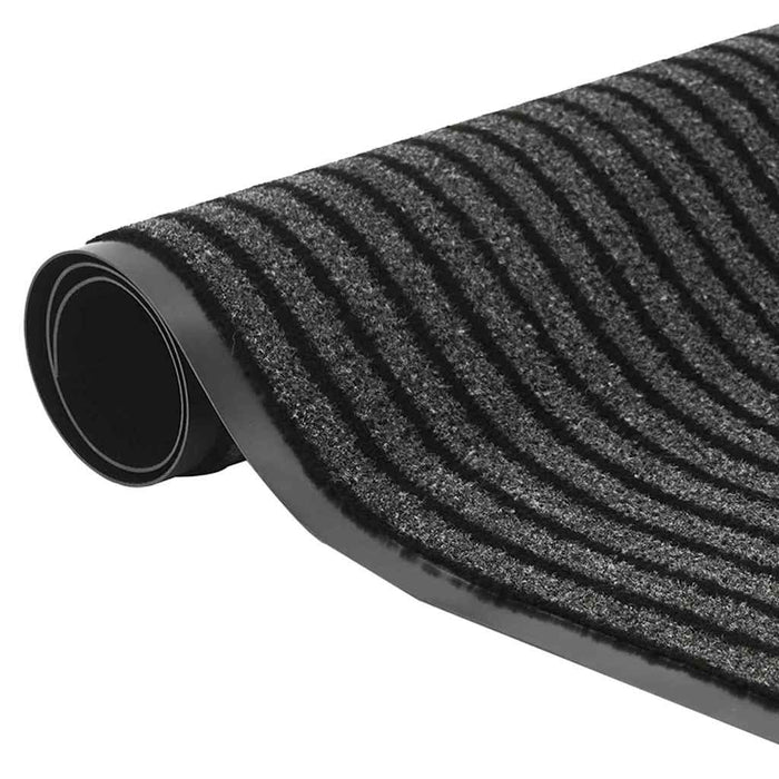 Slijtvaste Deurmat Zwart – Polypropyleen Entree Mat - Bivakshop