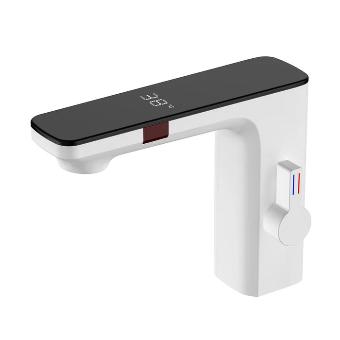 Slimme sensor wastafelkraan - Digitaal display - Warm en koud water - Dek gemonteerd - Bivakshop