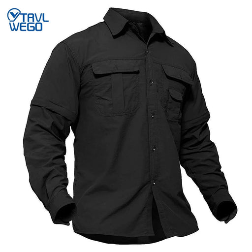 Sneldrogend outdoor shirt voor heren - Korte mouwen, UPF 50+ zonnebescherming - Bivakshop