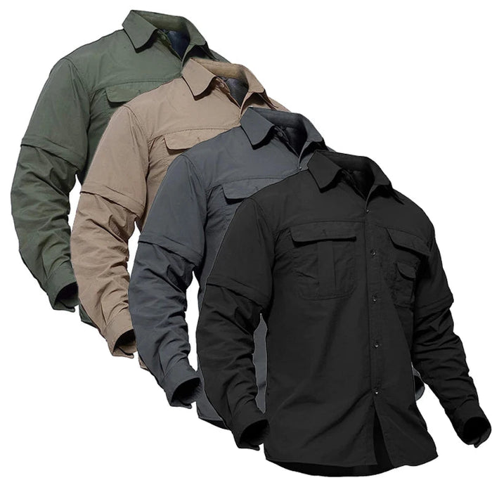 Sneldrogend outdoor shirt voor heren - Korte mouwen, UPF 50+ zonnebescherming - Bivakshop