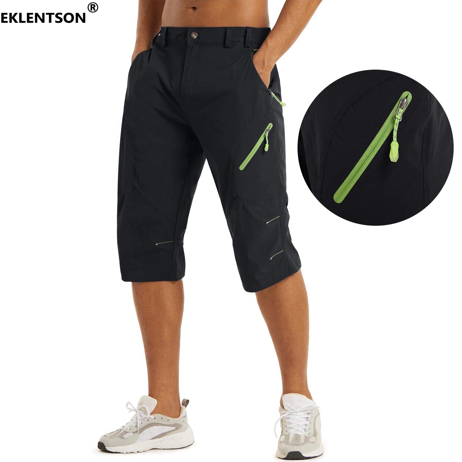 Sneldrogende cargoshorts voor heren – Lichtgewicht outdoor short met ritszakken - Bivakshop