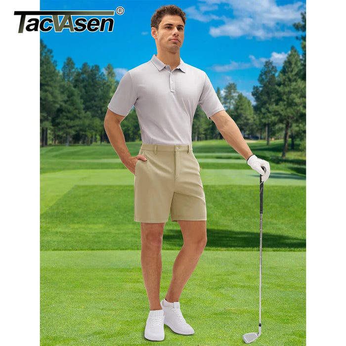 Sneldrogende golfshorts voor heren – lichtgewicht & 6 zakken - Bivakshop
