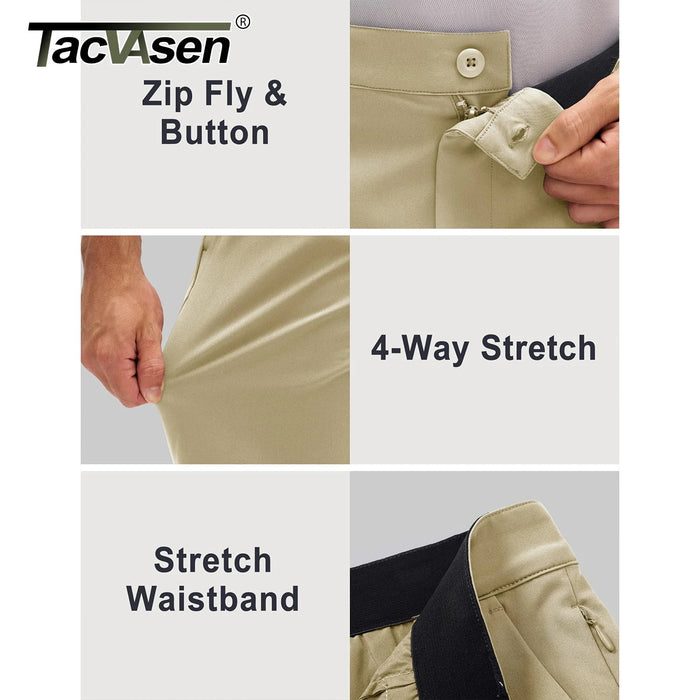 Sneldrogende golfshorts voor heren – lichtgewicht & 6 zakken - Bivakshop