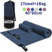 Sneldrogende sporthanddoek – Compact en lichtgewicht voor gym, strand & reizen (40x80cm) - Bivakshop