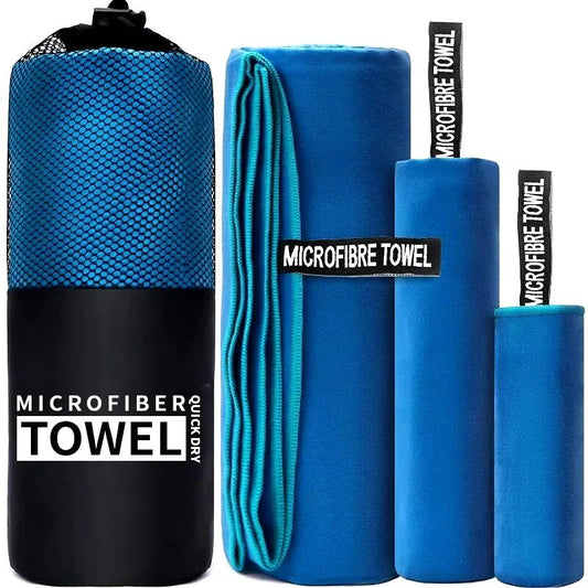 Sneldrogende sporthanddoek – Compact en lichtgewicht voor gym, strand & reizen (40x80cm) - Bivakshop